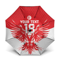 Custom Tunisia Football Umbrella Eagles of Carthage Spirit - Wonder Print Shop