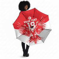 Custom Tunisia Football Umbrella Eagles of Carthage Spirit - Wonder Print Shop