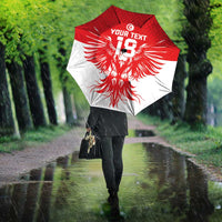 Custom Tunisia Football Umbrella Eagles of Carthage Spirit - Wonder Print Shop