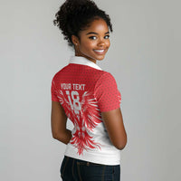 Custom Tunisia Football Women Polo Shirt Eagles of Carthage Spirit - Wonder Print Shop