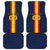 Custom Spain Football Car Mats La Roja With Carnation Pattern