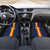 Custom Spain Football Car Mats La Roja With Carnation Pattern