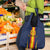 Custom Spain Football Grocery Bag La Roja With Carnation Pattern