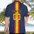 Custom Spain Football Hawaiian Shirt La Roja With Carnation Pattern