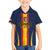 Custom Spain Football Kid Hawaiian Shirt La Roja With Carnation Pattern