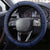 Spain Football Steering Wheel Cover La Roja With Carnation Pattern