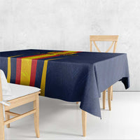 Custom Spain Football Tablecloth La Roja With Carnation Pattern