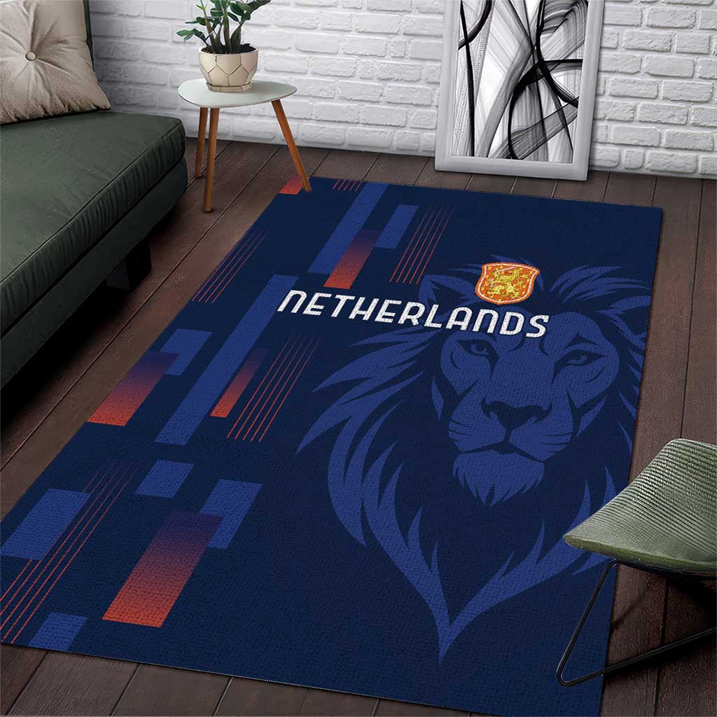 Netherlands Football Area Rug Lion Head Simply Het Nederlands Elftal