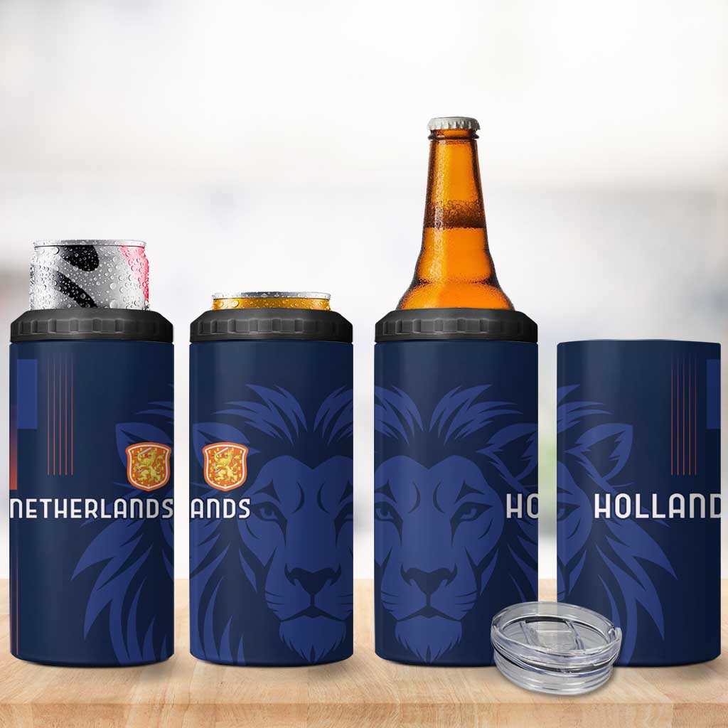 Netherlands Football 4 in 1 Can Cooler Tumbler Lion Head Simply Het Nederlands Elftal