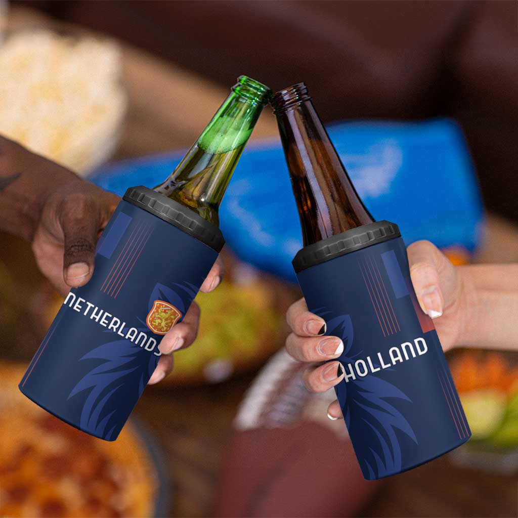 Netherlands Football 4 in 1 Can Cooler Tumbler Lion Head Simply Het Nederlands Elftal
