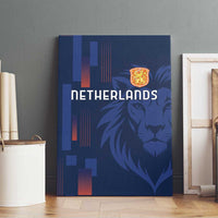 Netherlands Football Canvas Wall Art Lion Head Simply Het Nederlands Elftal