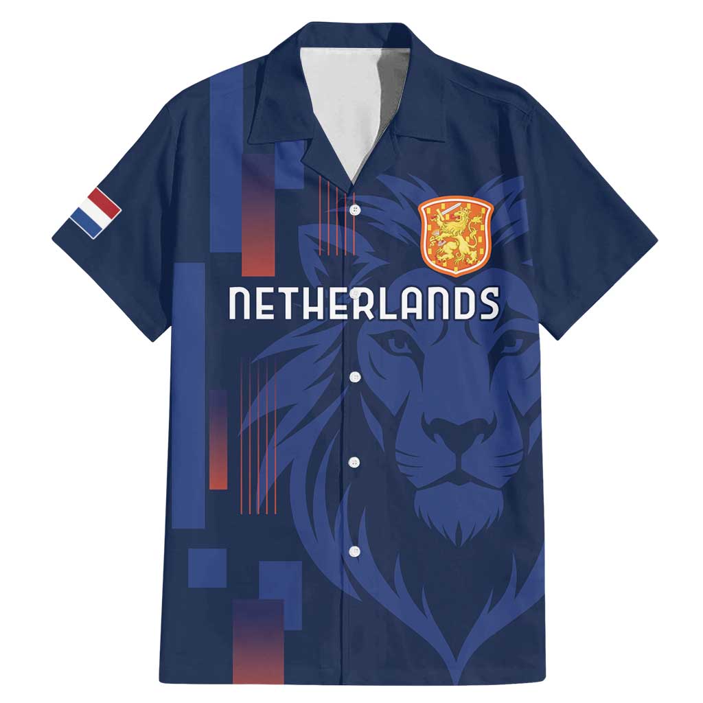 Netherlands Football Family Matching Mermaid Dress and Hawaiian Shirt Lion Head Simply Het Nederlands Elftal
