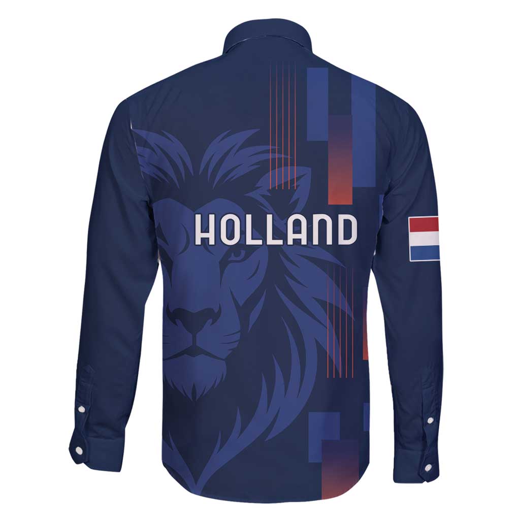 Netherlands Football Family Matching Puletasi and Hawaiian Shirt Lion Head Simply Het Nederlands Elftal