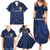 Netherlands Football Family Matching Summer Maxi Dress and Hawaiian Shirt Lion Head Simply Het Nederlands Elftal