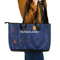 Netherlands Football Leather Tote Bag Lion Head Simply Het Nederlands Elftal