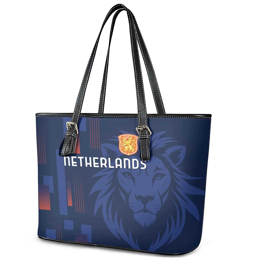 Netherlands Football Leather Tote Bag Lion Head Simply Het Nederlands Elftal
