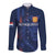 Netherlands Football Long Sleeve Button Shirt Lion Head Simply Het Nederlands Elftal