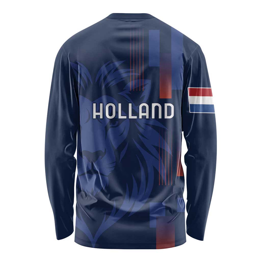 Netherlands Football Long Sleeve Shirt Lion Head Simply Het Nederlands Elftal