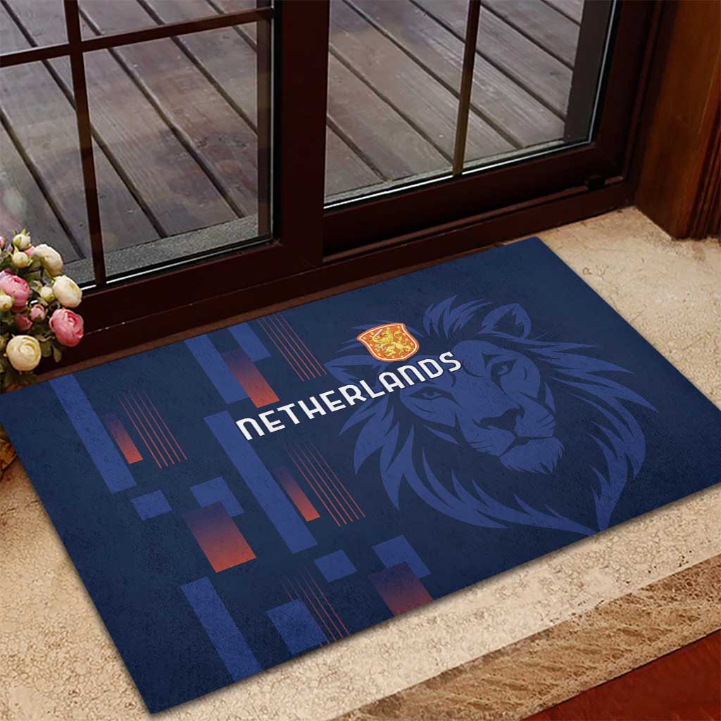 Netherlands Football Rubber Doormat Lion Head Simply Het Nederlands Elftal