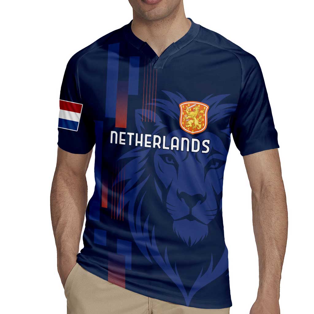 Netherlands Football Rugby Jersey Lion Head Simply Het Nederlands Elftal