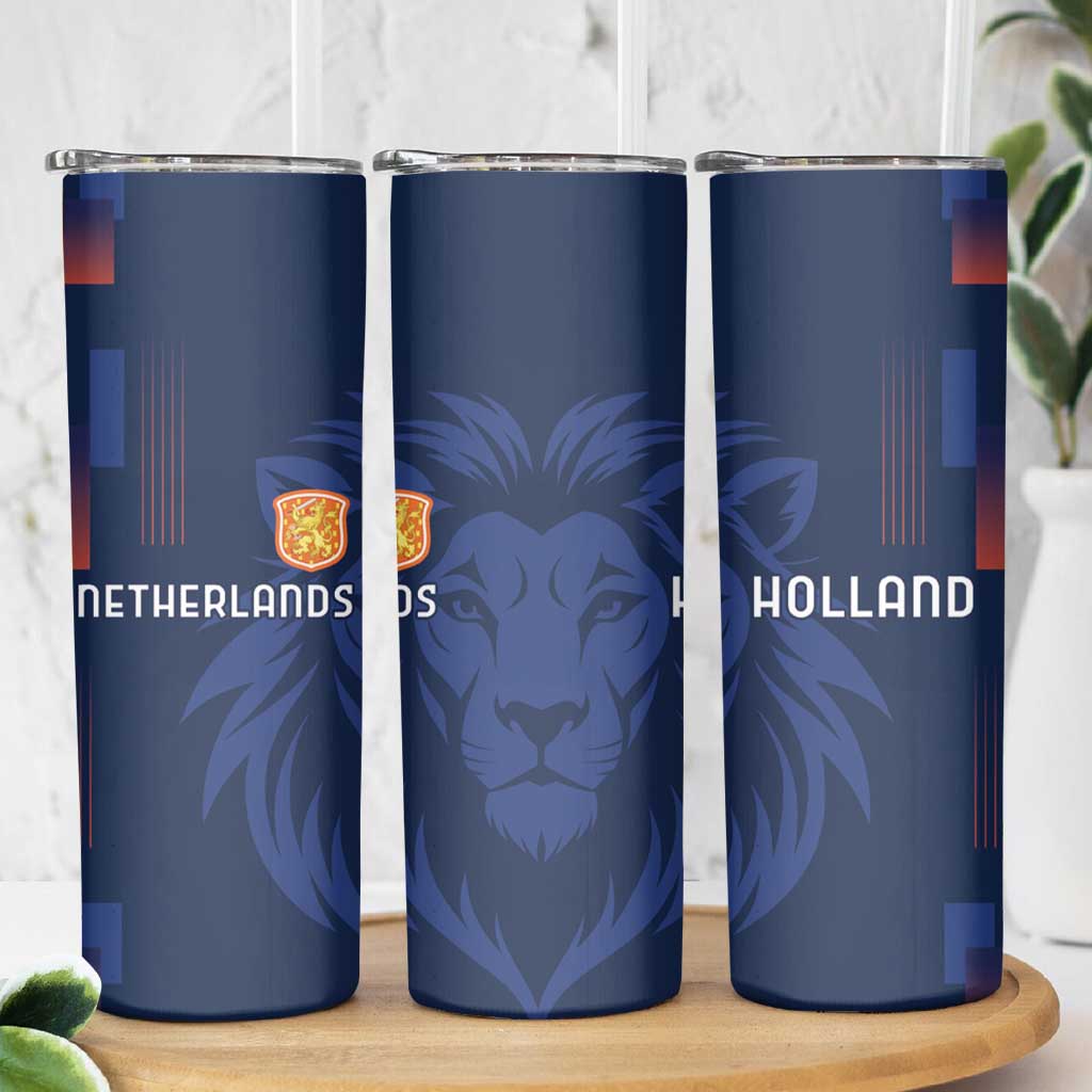 Netherlands Football Skinny Tumbler Lion Head Simply Het Nederlands Elftal
