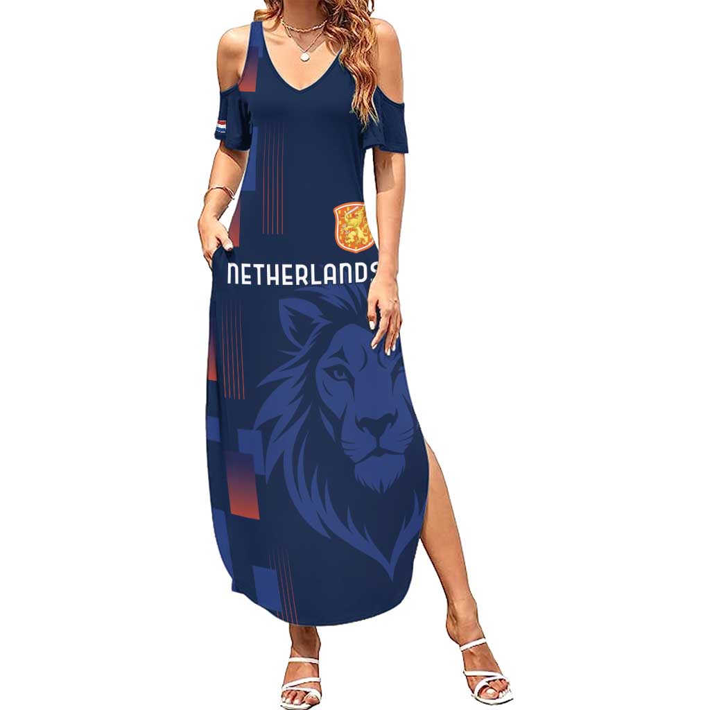 Netherlands Football Summer Maxi Dress Lion Head Simply Het Nederlands Elftal