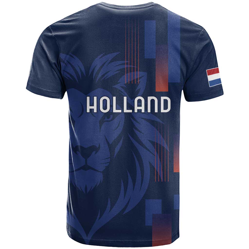 Netherlands Football T Shirt Lion Head Simply Het Nederlands Elftal