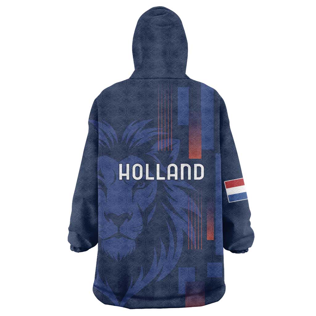 Netherlands Football Wearable Blanket Hoodie Lion Head Simply Het Nederlands Elftal