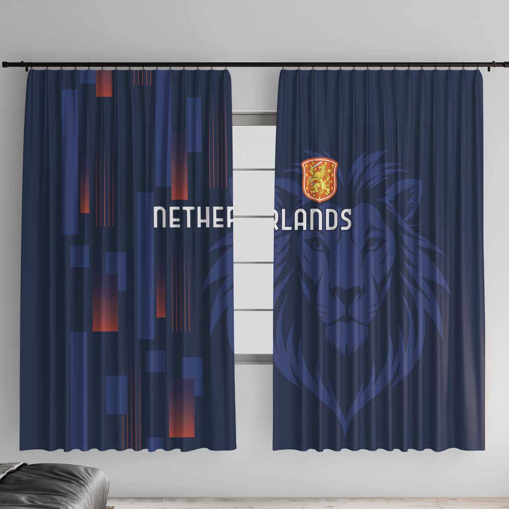 Netherlands Football Window Curtain Lion Head Simply Het Nederlands Elftal