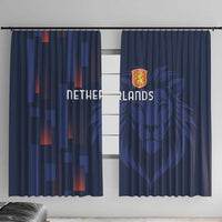 Netherlands Football Window Curtain Lion Head Simply Het Nederlands Elftal