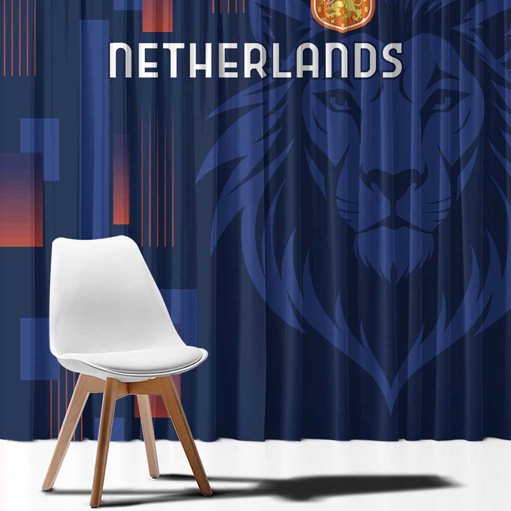 Netherlands Football Window Curtain Lion Head Simply Het Nederlands Elftal