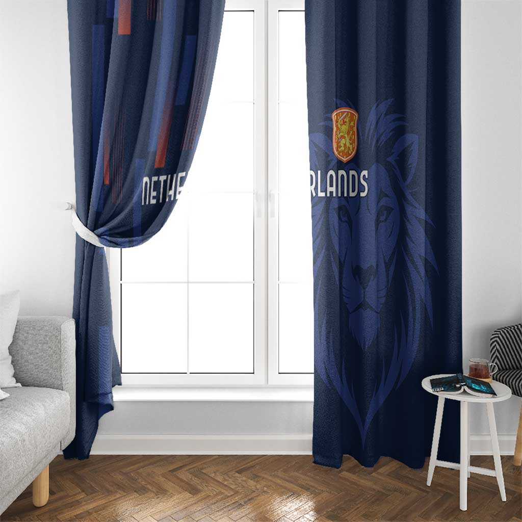 Netherlands Football Window Curtain Lion Head Simply Het Nederlands Elftal