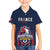 Custom France Football Family Matching Off Shoulder Maxi Dress and Hawaiian Shirt Les Bleus Gallic Rooster