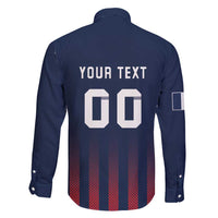 Custom France Football Family Matching Short Sleeve Bodycon Dress and Hawaiian Shirt Les Bleus Gallic Rooster