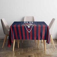 Custom France Football Tablecloth Les Bleus Gallic Rooster