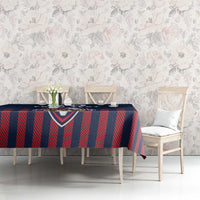 Custom France Football Tablecloth Les Bleus Gallic Rooster