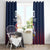 Custom France Football Window Curtain Les Bleus Gallic Rooster