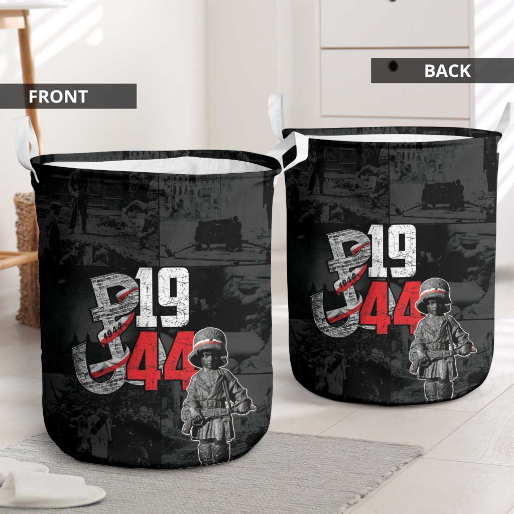 Warsaw Uprising 1944 Laundry Basket Polska Walczy WWII Insurrectionist