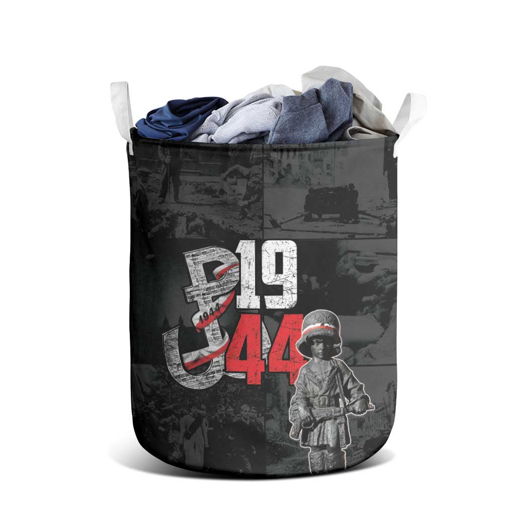 Warsaw Uprising 1944 Laundry Basket Polska Walczy WWII Insurrectionist