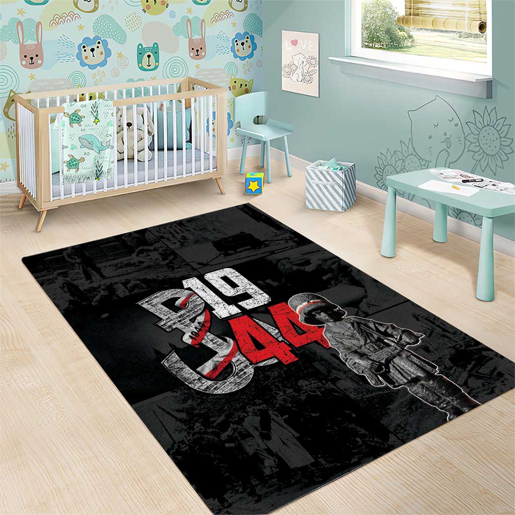 Warsaw Uprising 1944 Area Rug Polska Walczy WWII Insurrectionist