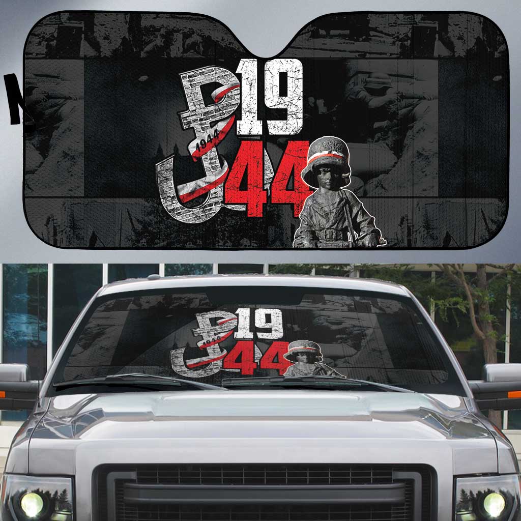 Warsaw Uprising 1944 Auto Sun Shade Polska Walczy WWII Insurrectionist