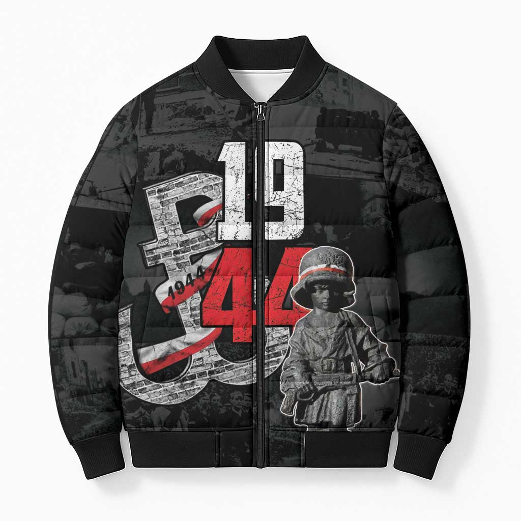 Warsaw Uprising 1944 Bomber Puffer Jacket Polska Walczy WWII Insurrectionist