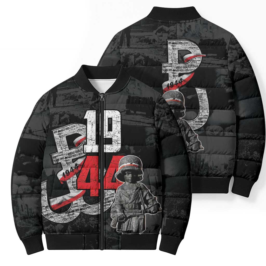 Warsaw Uprising 1944 Bomber Puffer Jacket Polska Walczy WWII Insurrectionist