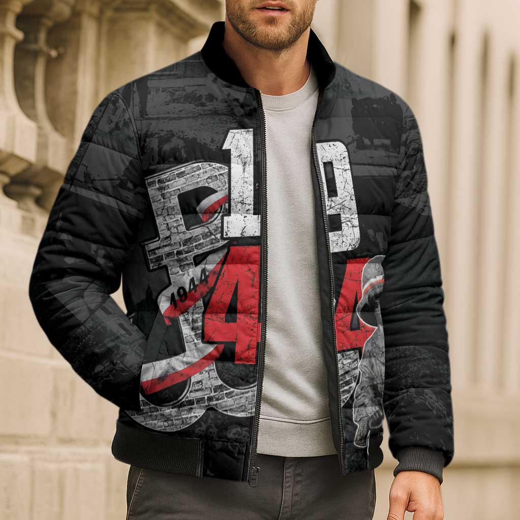 Warsaw Uprising 1944 Bomber Puffer Jacket Polska Walczy WWII Insurrectionist