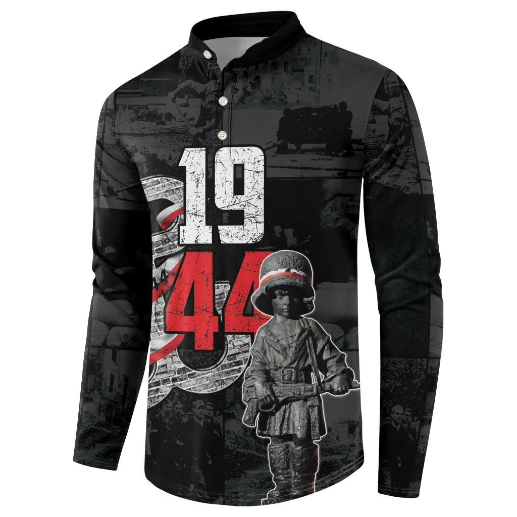 Warsaw Uprising 1944 Button Sweatshirt Polska Walczy WWII Insurrectionist