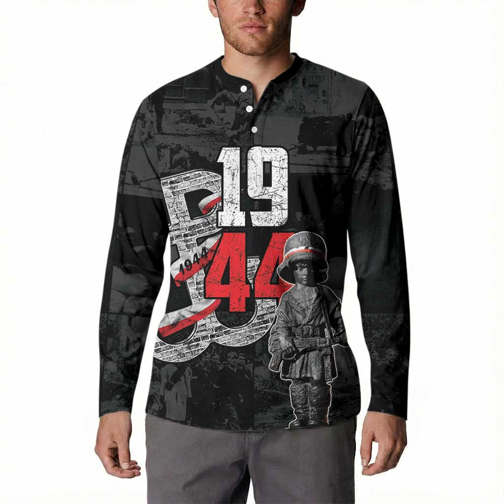Warsaw Uprising 1944 Button Sweatshirt Polska Walczy WWII Insurrectionist