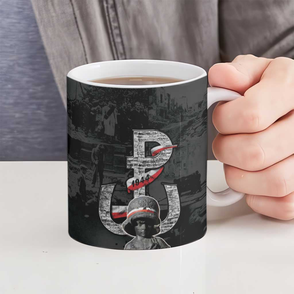 Warsaw Uprising 1944 Ceramic Mug Polska Walczy WWII Insurrectionist
