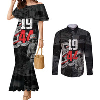 Warsaw Uprising 1944 Couples Matching Mermaid Dress and Long Sleeve Button Shirt Polska Walczy WWII Insurrectionist