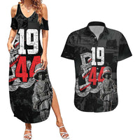 Warsaw Uprising 1944 Couples Matching Summer Maxi Dress and Hawaiian Shirt Polska Walczy WWII Insurrectionist