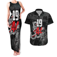 Warsaw Uprising 1944 Couples Matching Tank Maxi Dress and Hawaiian Shirt Polska Walczy WWII Insurrectionist